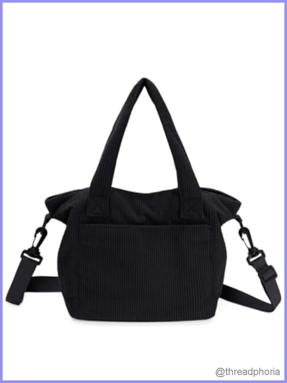 ECOHUB Small Crossbody Bags for Women Mini Tote Travel Purse Cute Corduroy